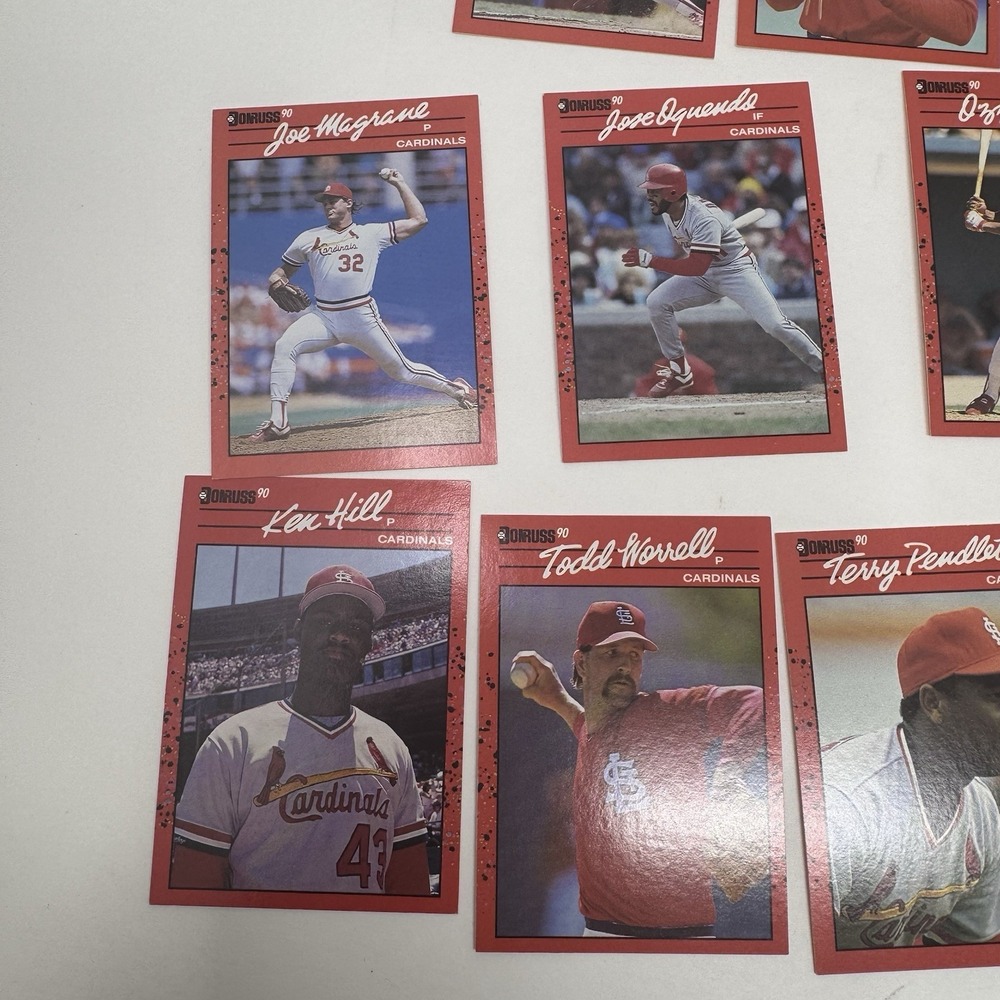 1990 Donruss Baseball Trading Card Lot Of 32 Cards Assorted Players - Picture 5 of 13